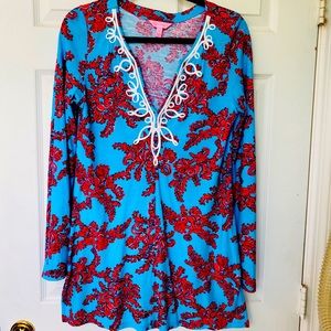 Lilly Pulitzer LS Tunic with split hemmed sides